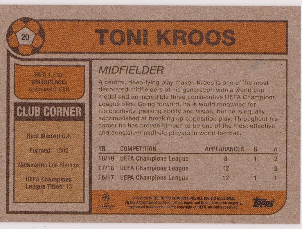 020. TONI KROOS - REAL MADRID - PR.426