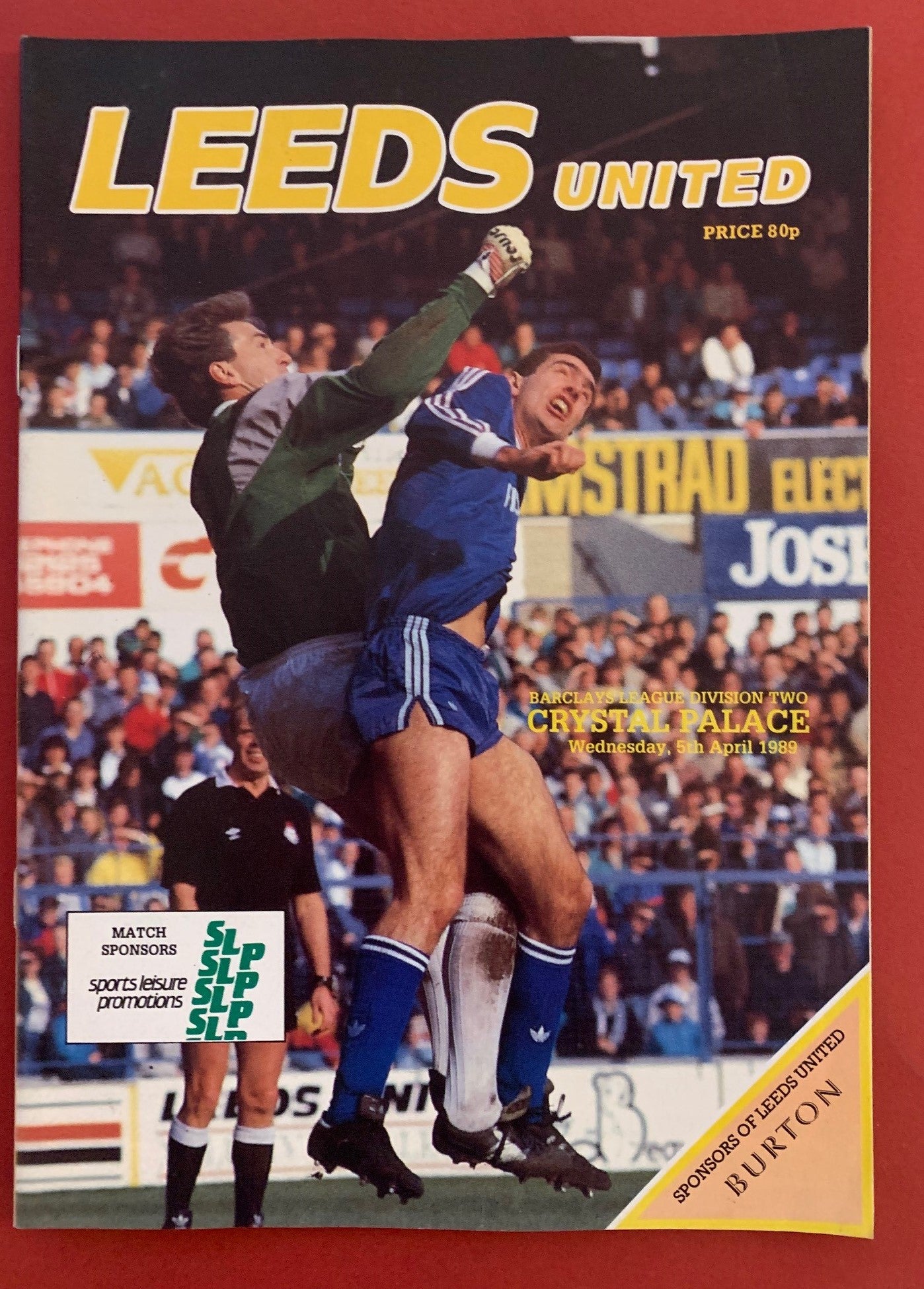 1989-5.4 - LEEDS UNITED VS CRYSTAL PALACE