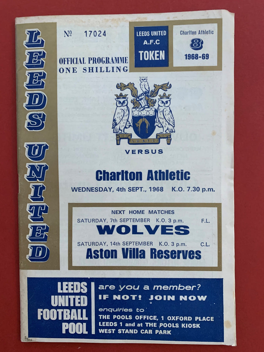 1968-4.9 - LEEDS UNITED VS CHARLTON ATHLETIC