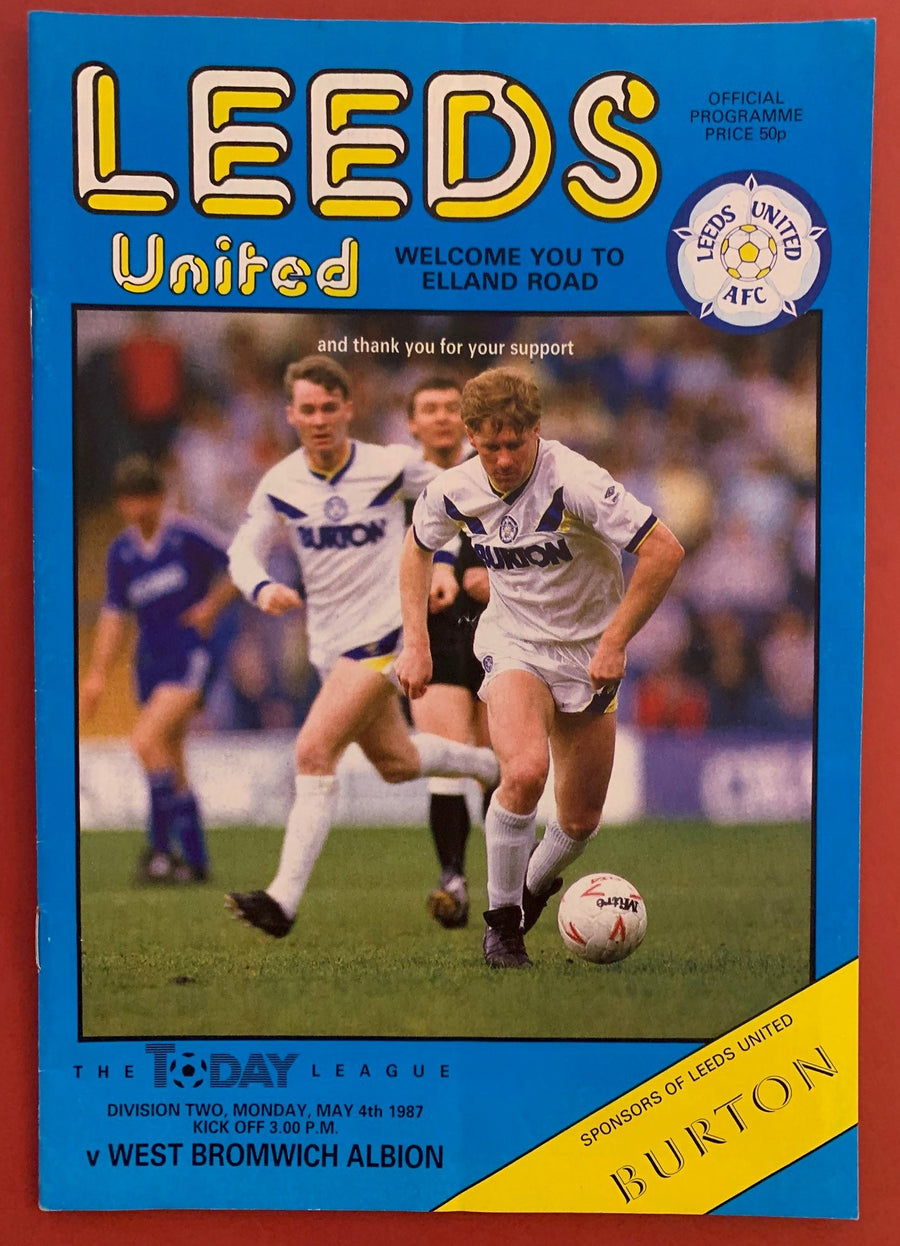 1987-4.5 - LEEDS UNITED VS WEST BROMVICH ALBION