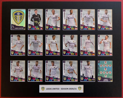 LEEDS UNITED - FOTBALLKORT MONTASJE 18 KORT PREMIER LEAGUE 2020/21