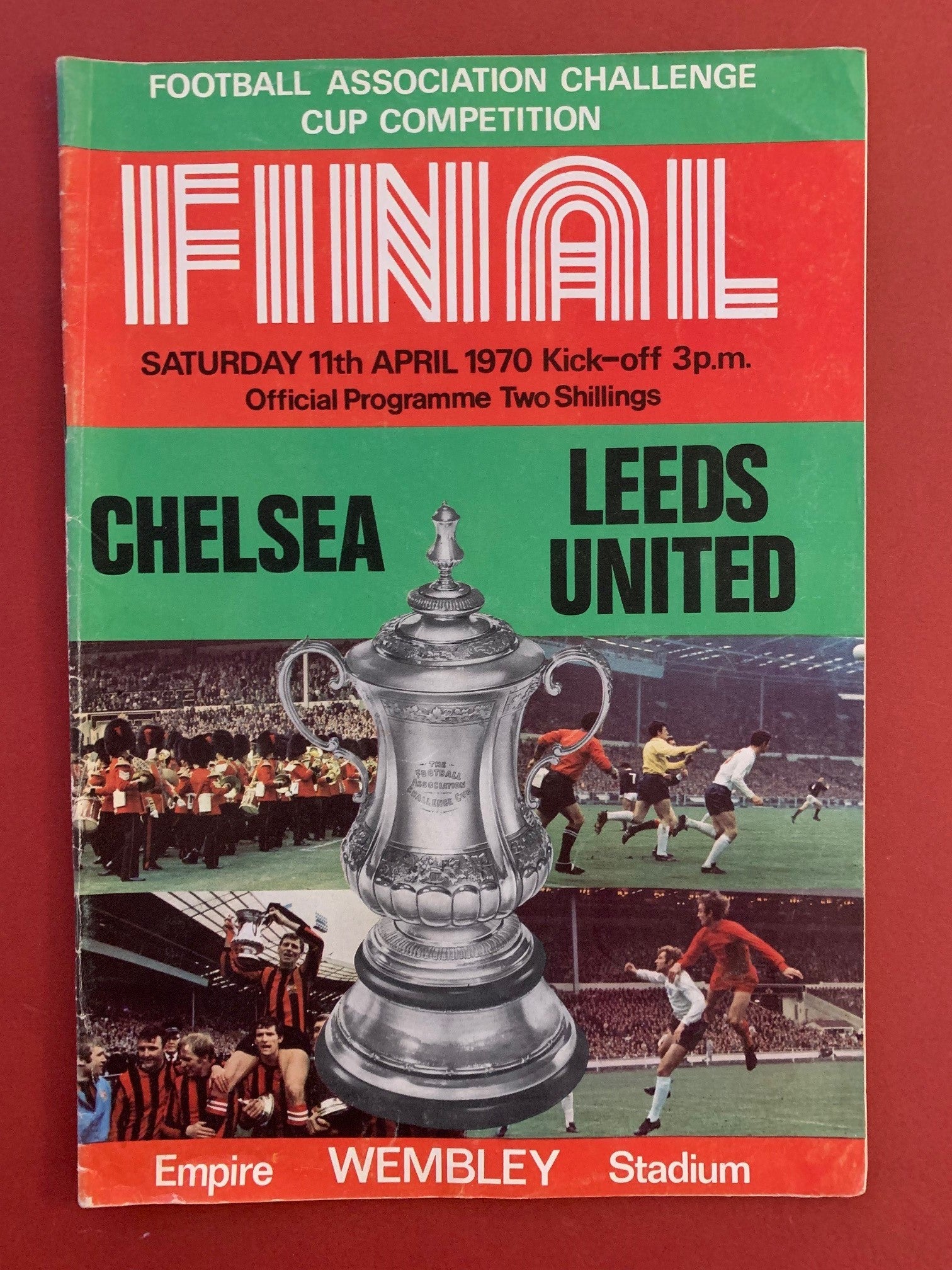 1970-11.4- CHELSEA VS LEEDS UNITED - FA-CUP FINALE PROGRAM