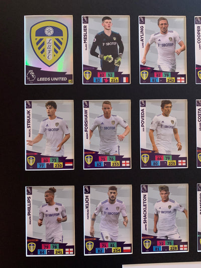 LEEDS UNITED - FOTBALLKORT MONTASJE 18 KORT PREMIER LEAGUE 2020/21