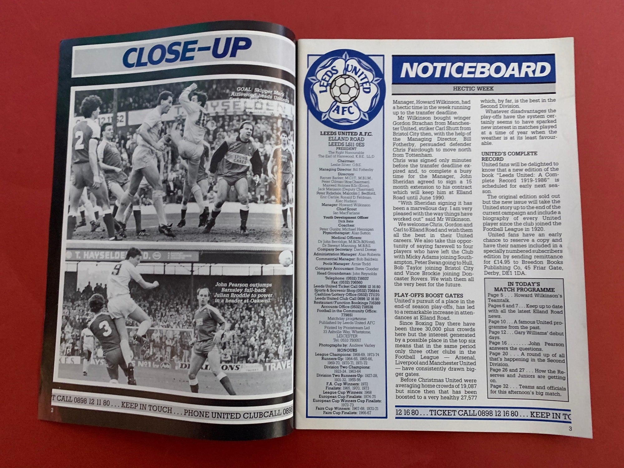 1989-1.4 - LEEDS UNITED VS AFC BOURNEMOUTH