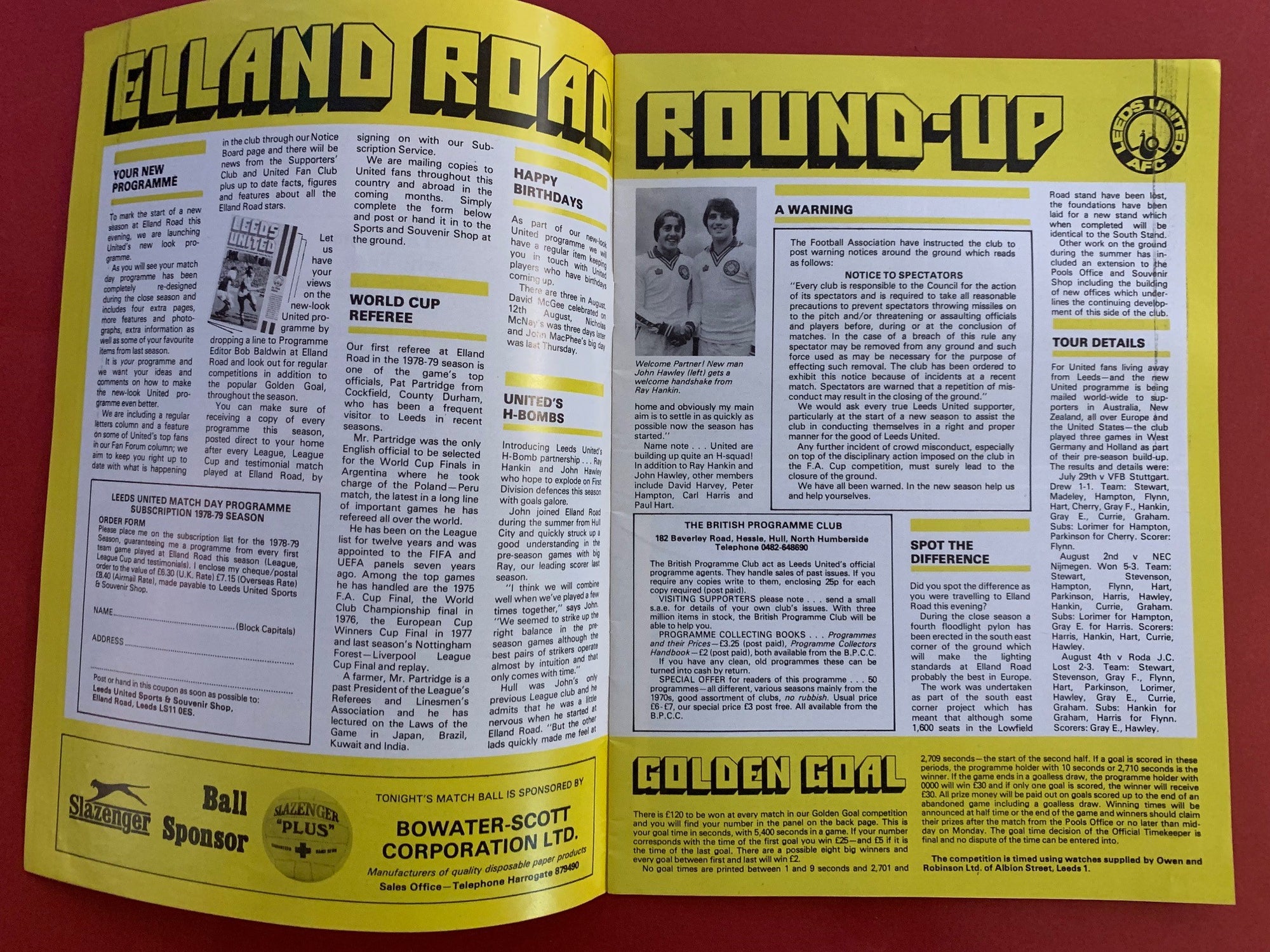 1978-23.8 - LEEDS UNITED VS MANCHESTER UNITED