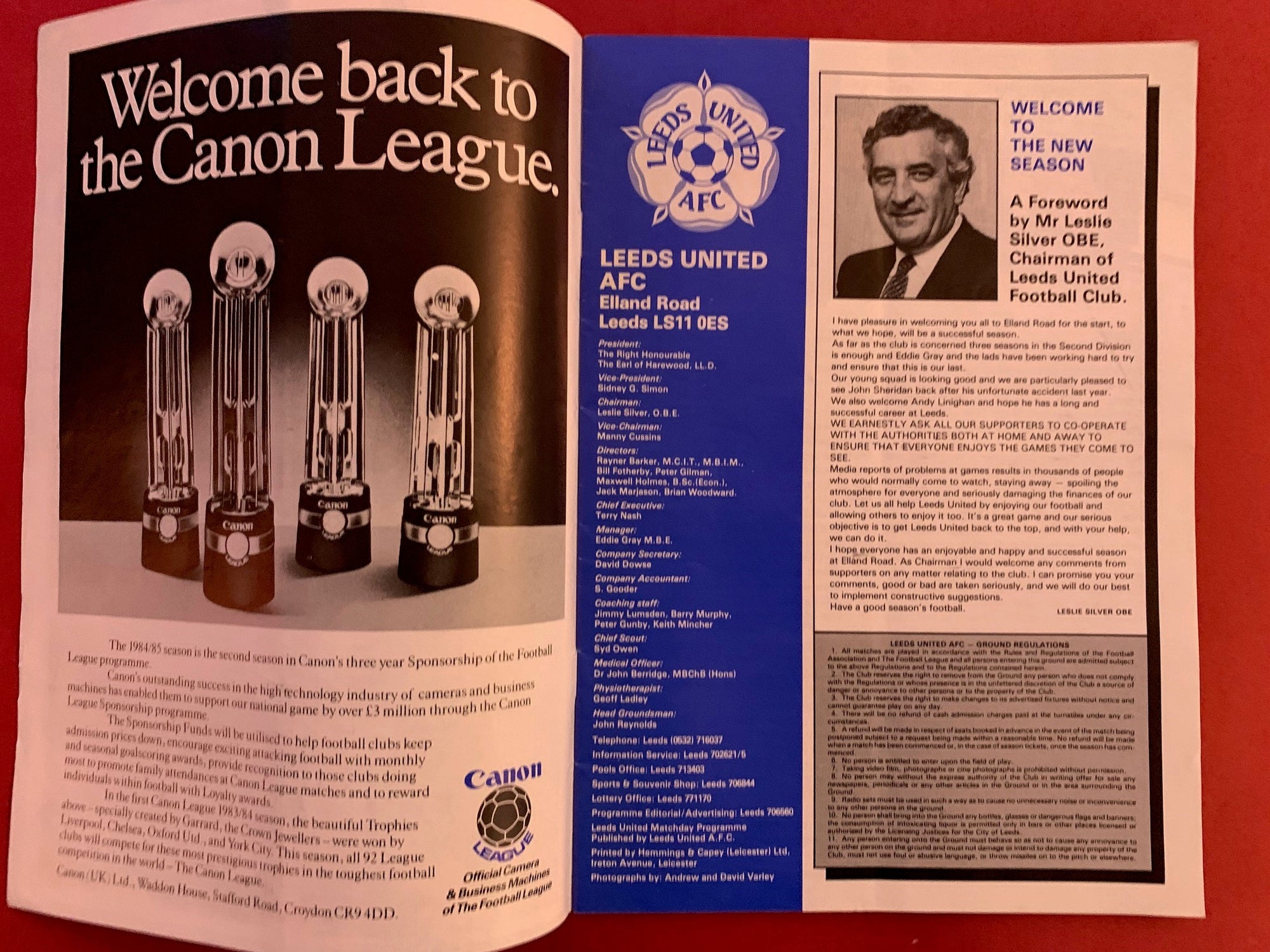 1984-27.8 - LEEDS UNITED VS FULHAM