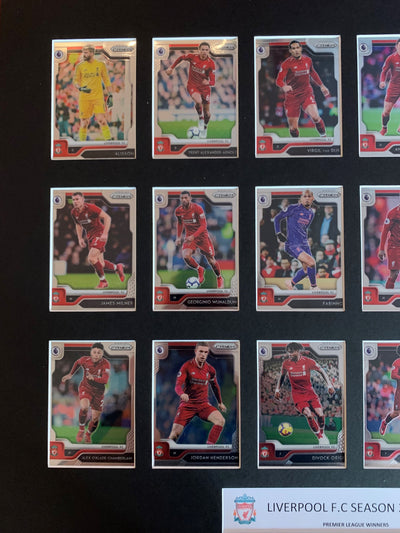 LIVERPOOL FOTBALLKORTMONTASJE FRA PANINI PRIZM PREMIER LEAGUE 2019/20 - PREMIER LEAGUE WINNERS