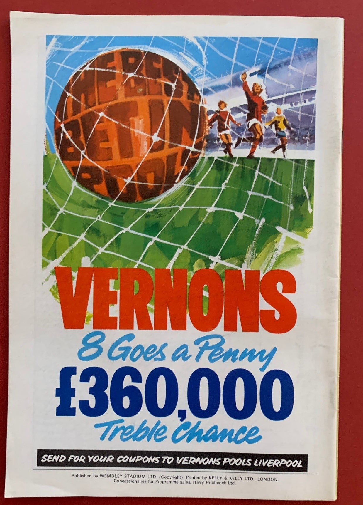 1972-6.5 ARSENAL VS LEEDS - KAMPROGRAM FRA  FA CUPFINALEN I 1972