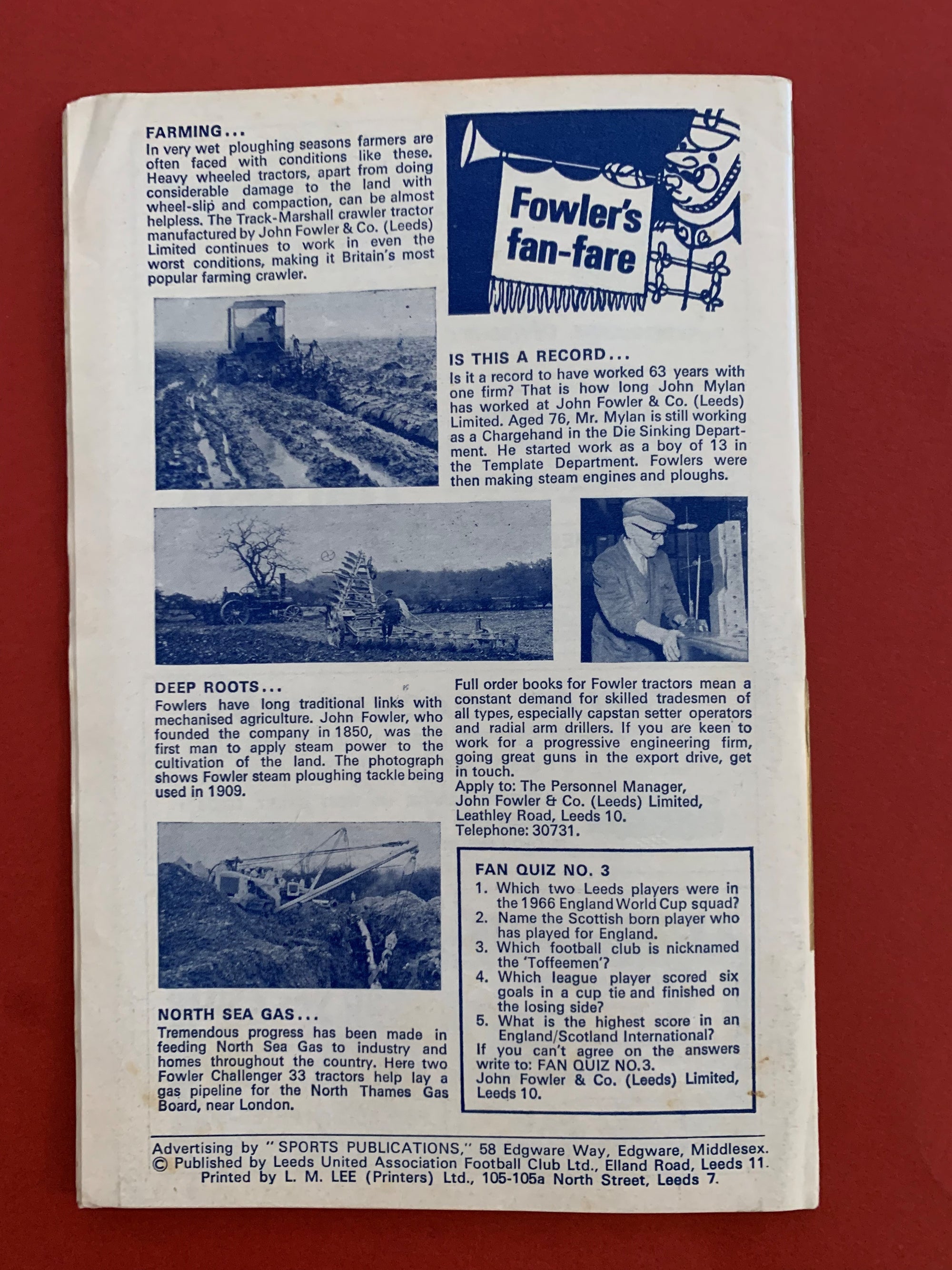 1968-4.9 - LEEDS UNITED VS CHARLTON ATHLETIC