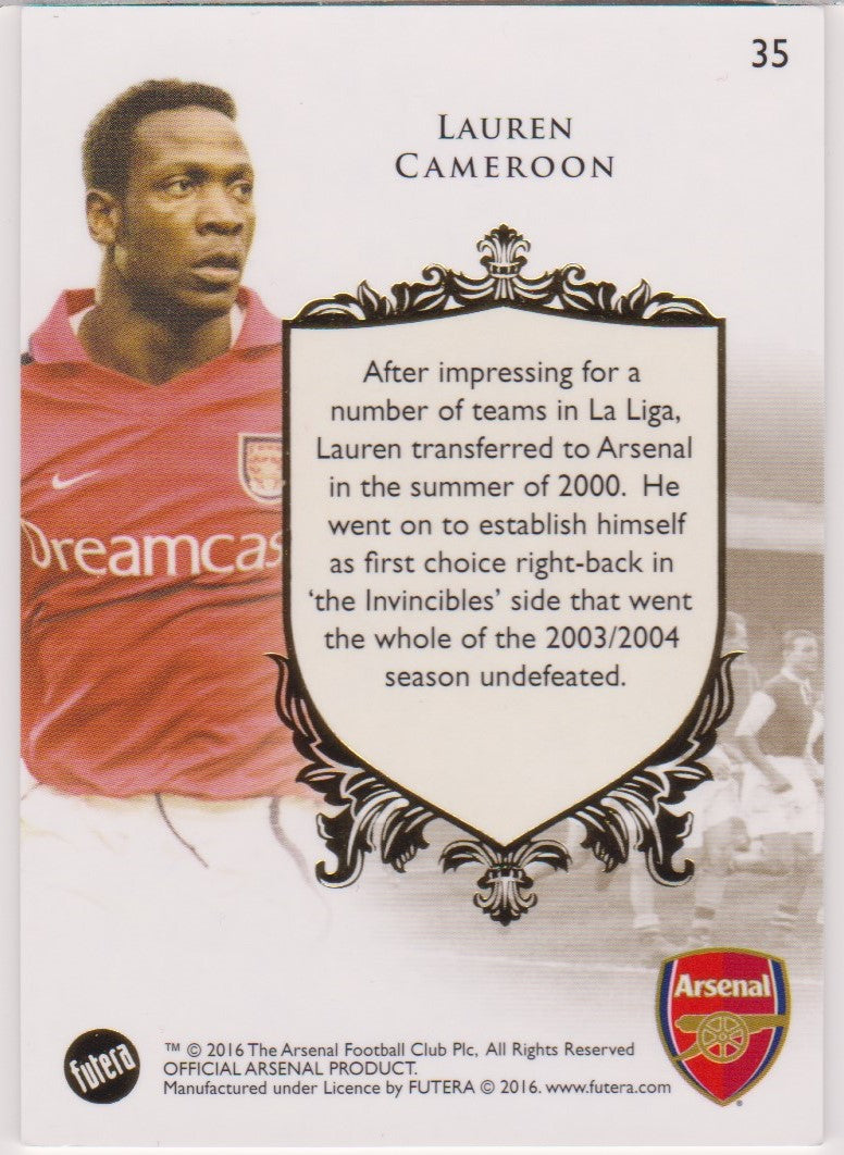 035. LAUREN - THE GREATS - ARSENAL
