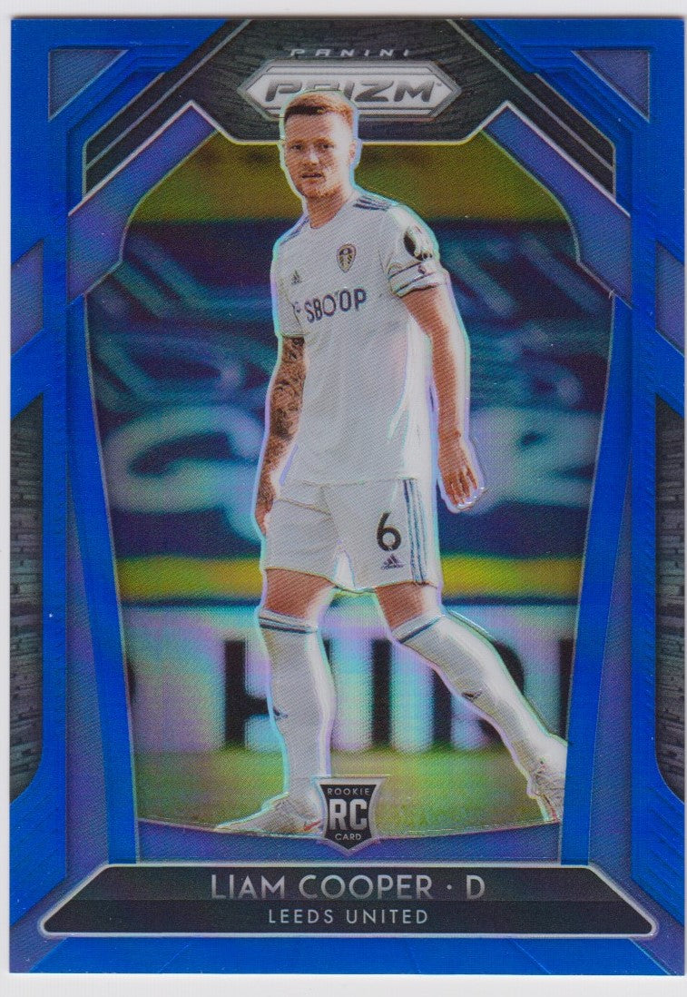 #199. BLUE PRIZM - 197. LIAM COOPER - LEEDS UNITED  - ROOKIE - CARD 18 OF 199