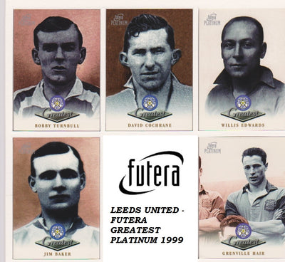 LEEDS UNITED - FUTERA GREATEST PLATINUM 1999 - KOMPLETT SETT