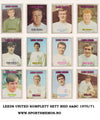 000. LEEDS UNITED - KOMPLETT SETT FRA A&BC 1970/71 ORANGE BACKS
