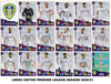 000. LEEDS UNITED KOMPLETT LAGSETT PANINI ADRENALYN PREMIER LEAGUE 2020/21
