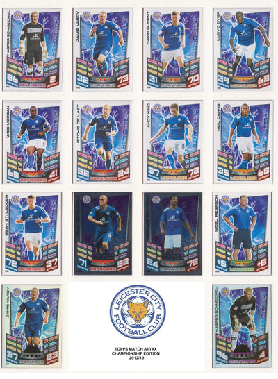 000. LEICESTER CITY - TOPPS MATCH ATTAX CHAMPIONSHIP EDITION 2012/13