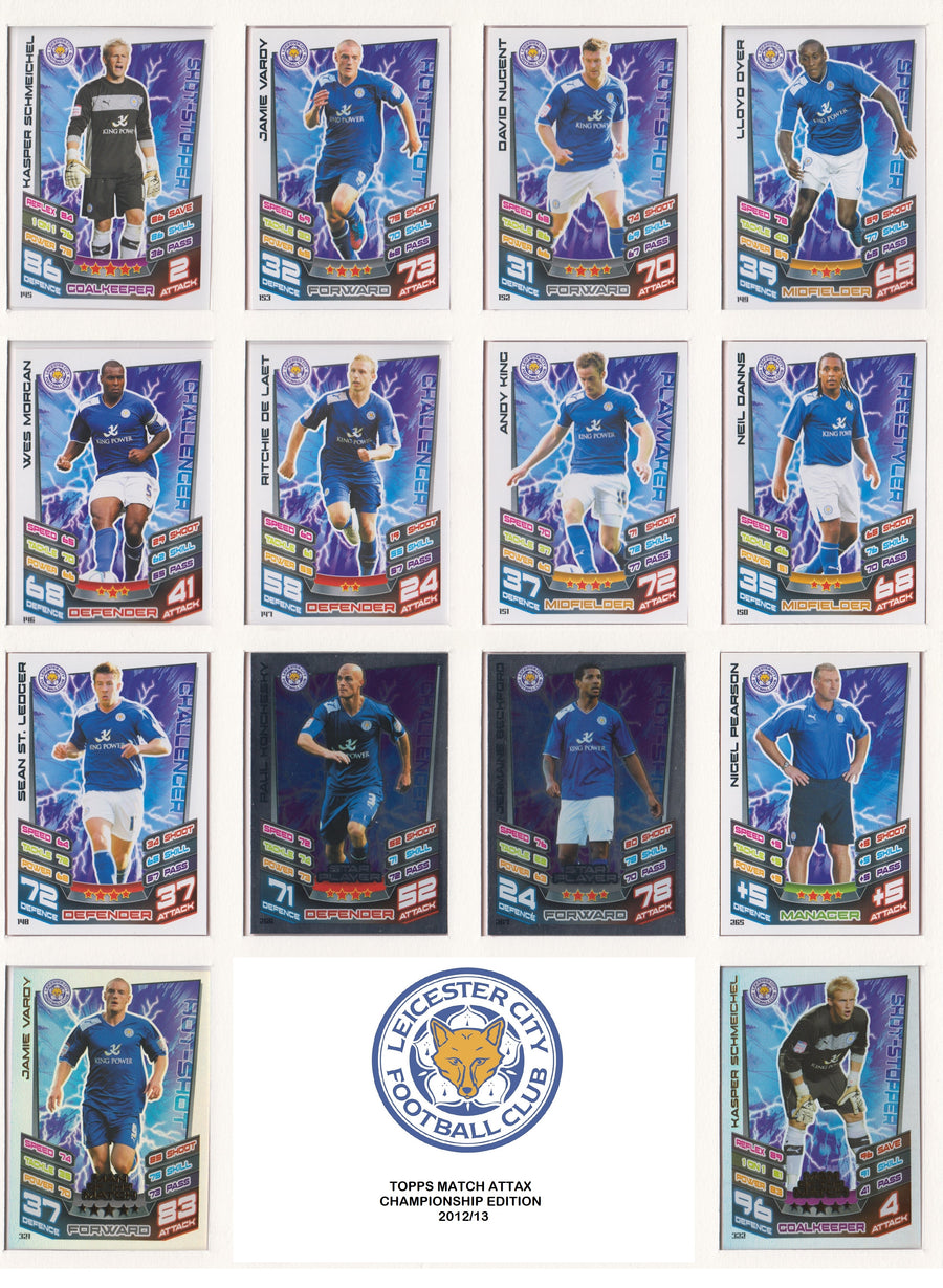 000. LEICESTER CITY - TOPPS MATCH ATTAX CHAMPIONSHIP EDITION 2012/13