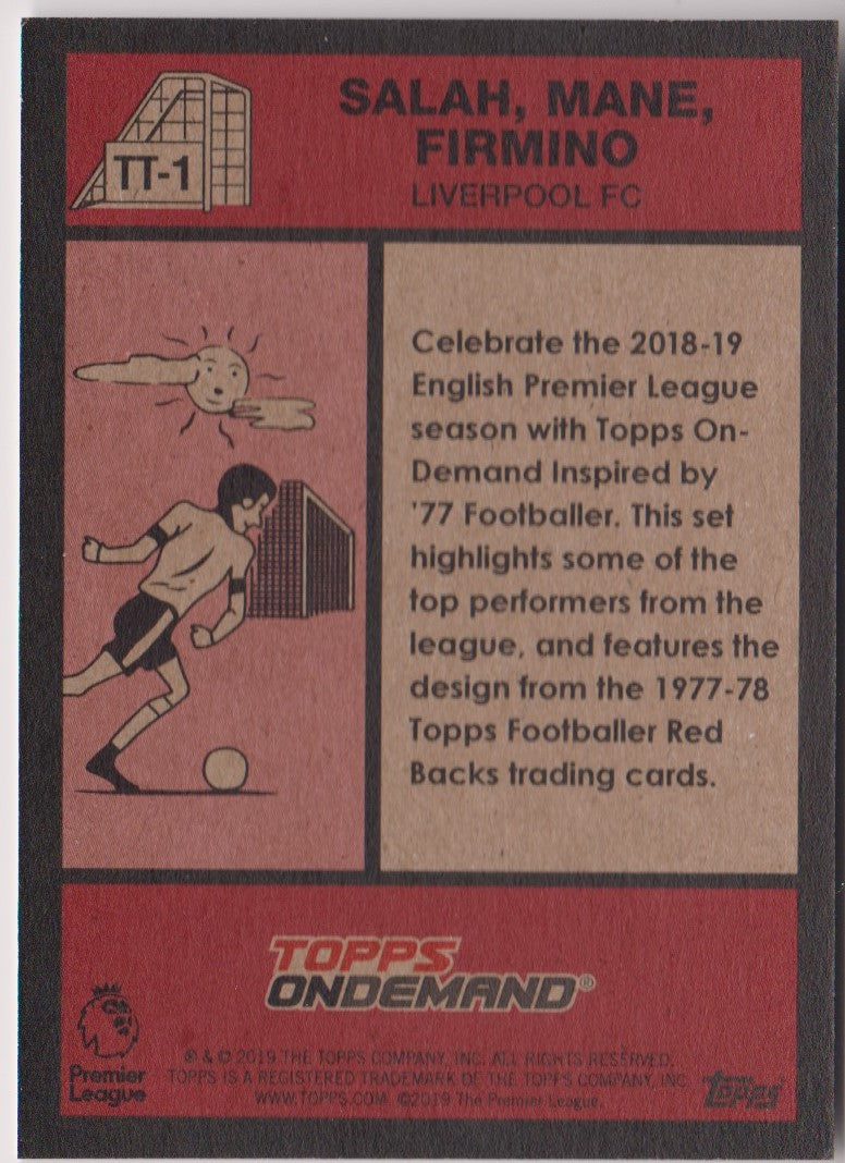 TT-001. SALAH, MANE, FIRMINO - LIVERPOOL - TOP TRIOS
