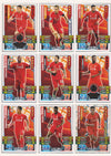 000. LIVERPOOL - KOMPLETT SETT MED TOPPS MATCH ATTAX PREMIER LEAGUE 2015/16