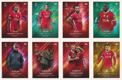 000. LIVERPOOL - KOMPLETT SETT MED 20 KORT "O`JOGO BONITO" DESIGNED BY FIRMINO
