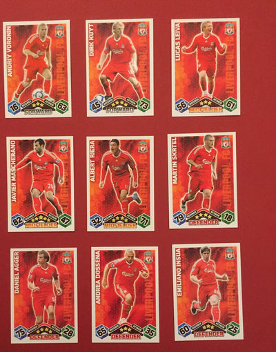 LIVERPOOL FOTBALLKORT SESONGEN 2009/10