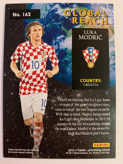 LUKA MODRIC - CROATIA - PANINI AFICIONADO - GLOBAL REACH #99