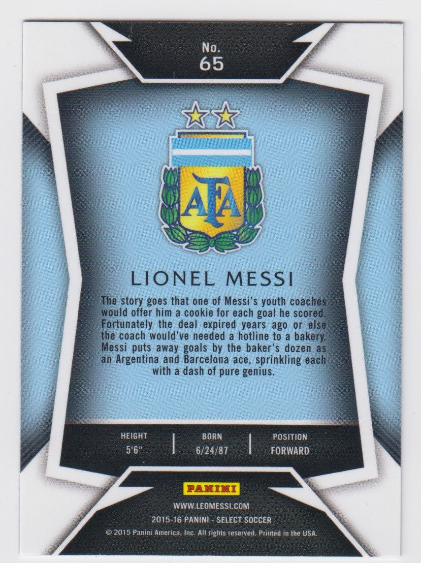 065. LIONEL MESSI - ARGENTINA - SELECT PRIZM