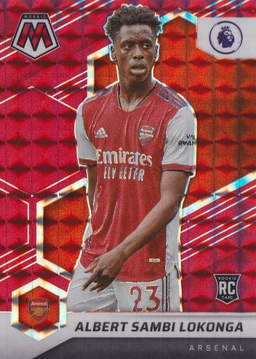 061. ALBERT SAMBI LOKONGA - ARSENAL - RED MOSAIC - ROOKIE