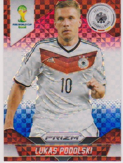 092. LUKAS PODOLSKI - GERMANY - RED, BLUE AND WHITE PRIZM