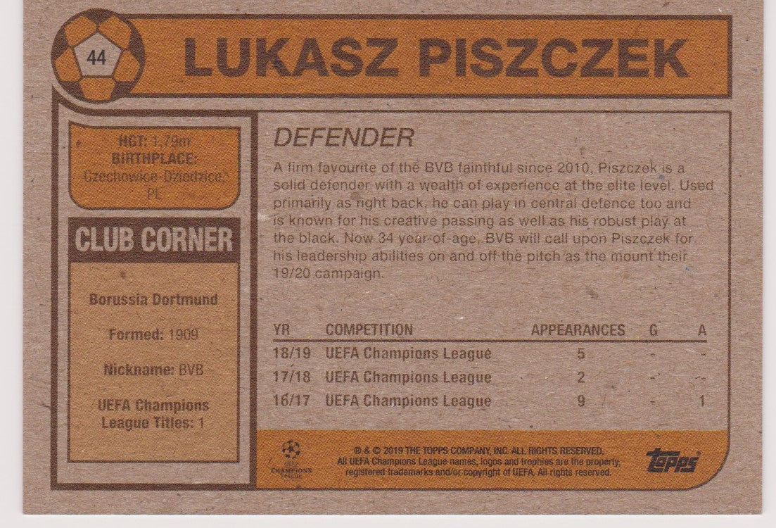 044. LUKASZ PISZCZEK - BORUSSIA DORTMUND - PR.390