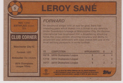 005. LEROY SANE - MANCHESTER CITY - PR.1010
