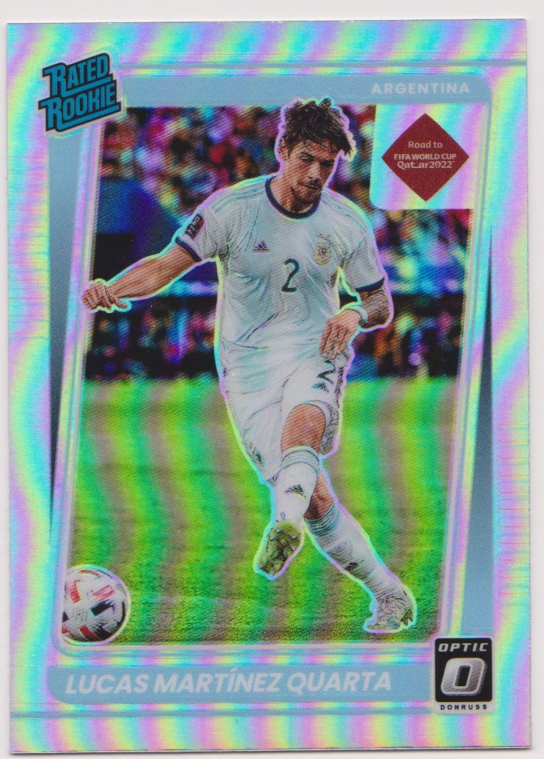 176. LUCAS MARTINEZ QUARTA - ARGENTINA - BASE OPTIC - RATED ROOKIE - SILVER