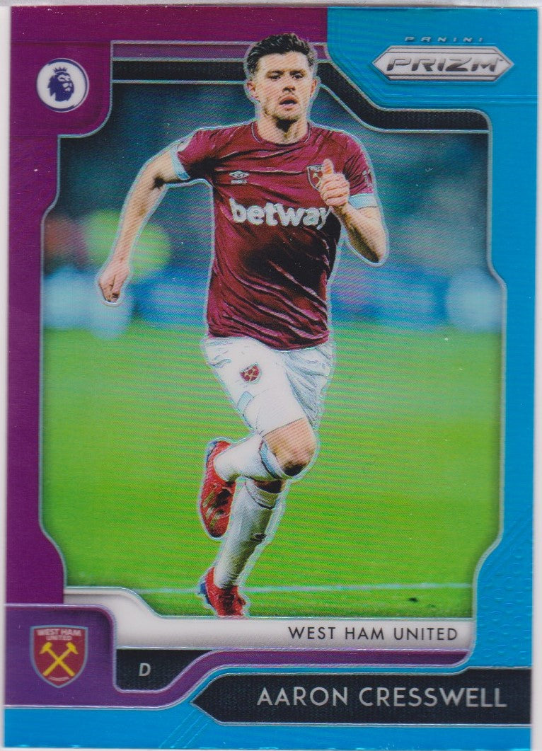 002. AARON CRESSWELL - WEST HAM UNITED - MULTICOLOR PRIZM