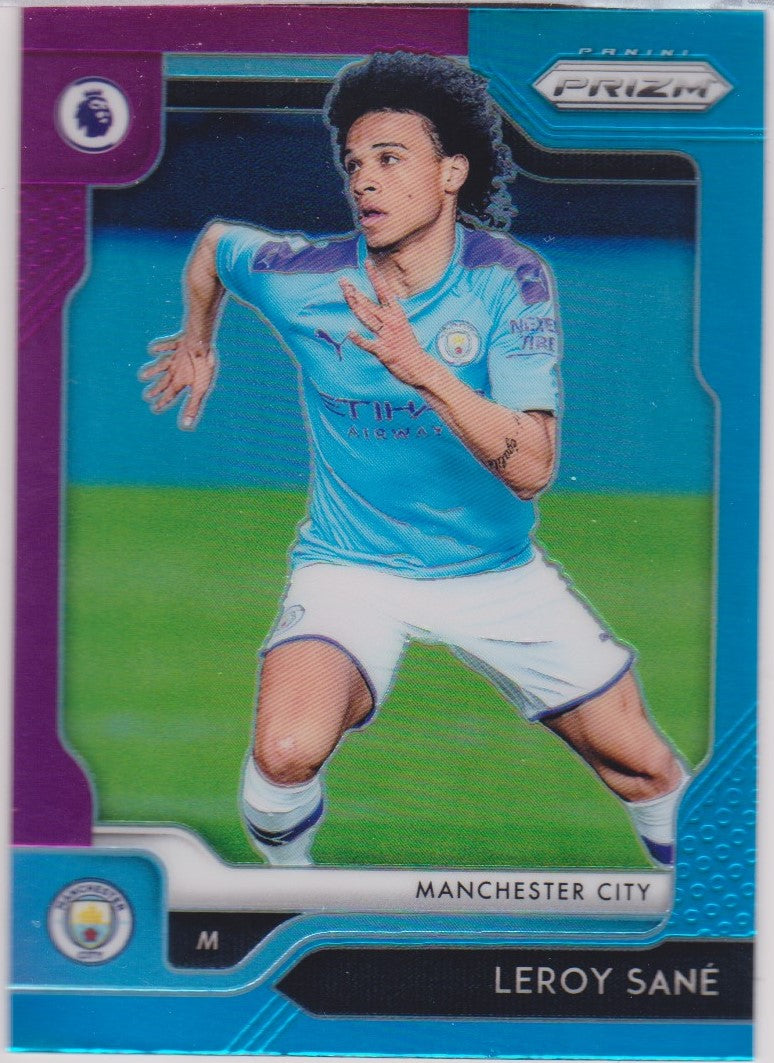 163. LEROY SANE - MANCHESTER CITY - MULTICOLOR PRIZM
