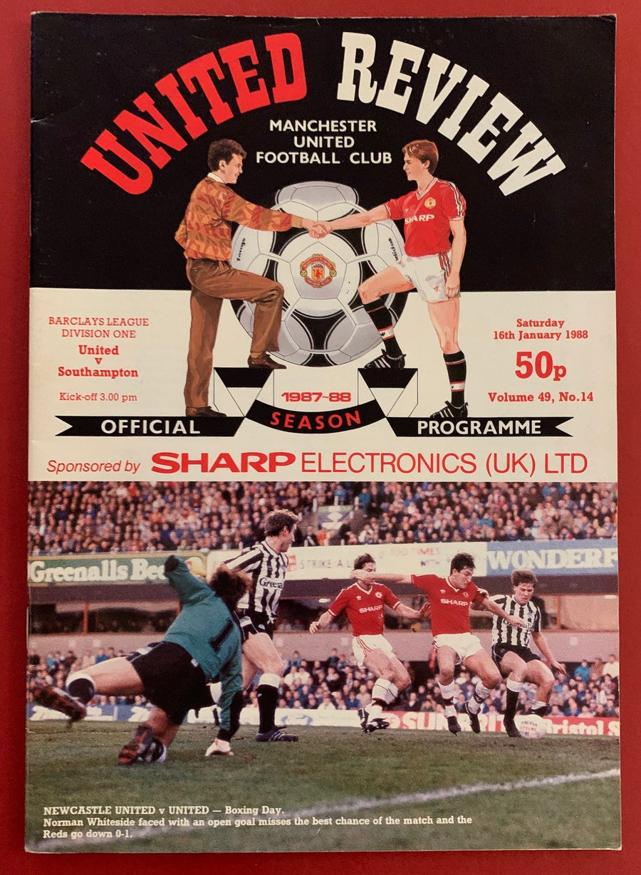 1988-16.1- MANCHESTER UNITED VS SOUTHAMPTON