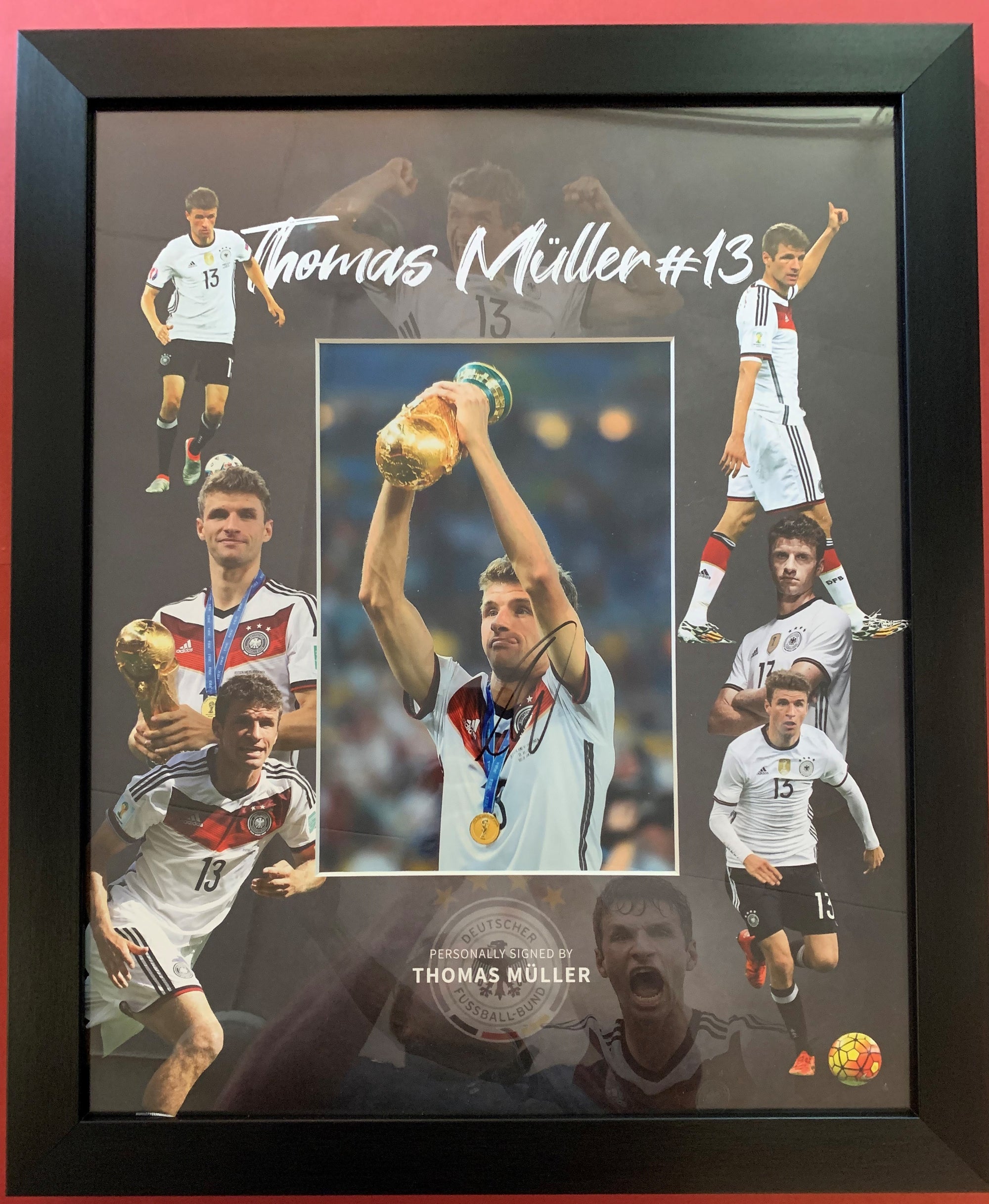 THOMAS MULLER - SIGNERT BILDE I ART-FRAME MED COA/EKTEHETSBEVIS