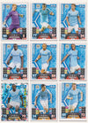 000. MANCHESTER CITY - KOMPLETT SETT MED TOPPS MATCH ATTAX PREMIER LEAGUE 2013/14