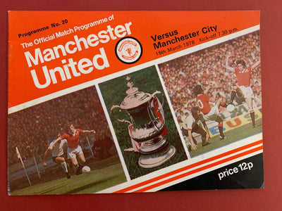 1978-15.3 - MANCHESTER UNITED VS MANCHESTER CITY
