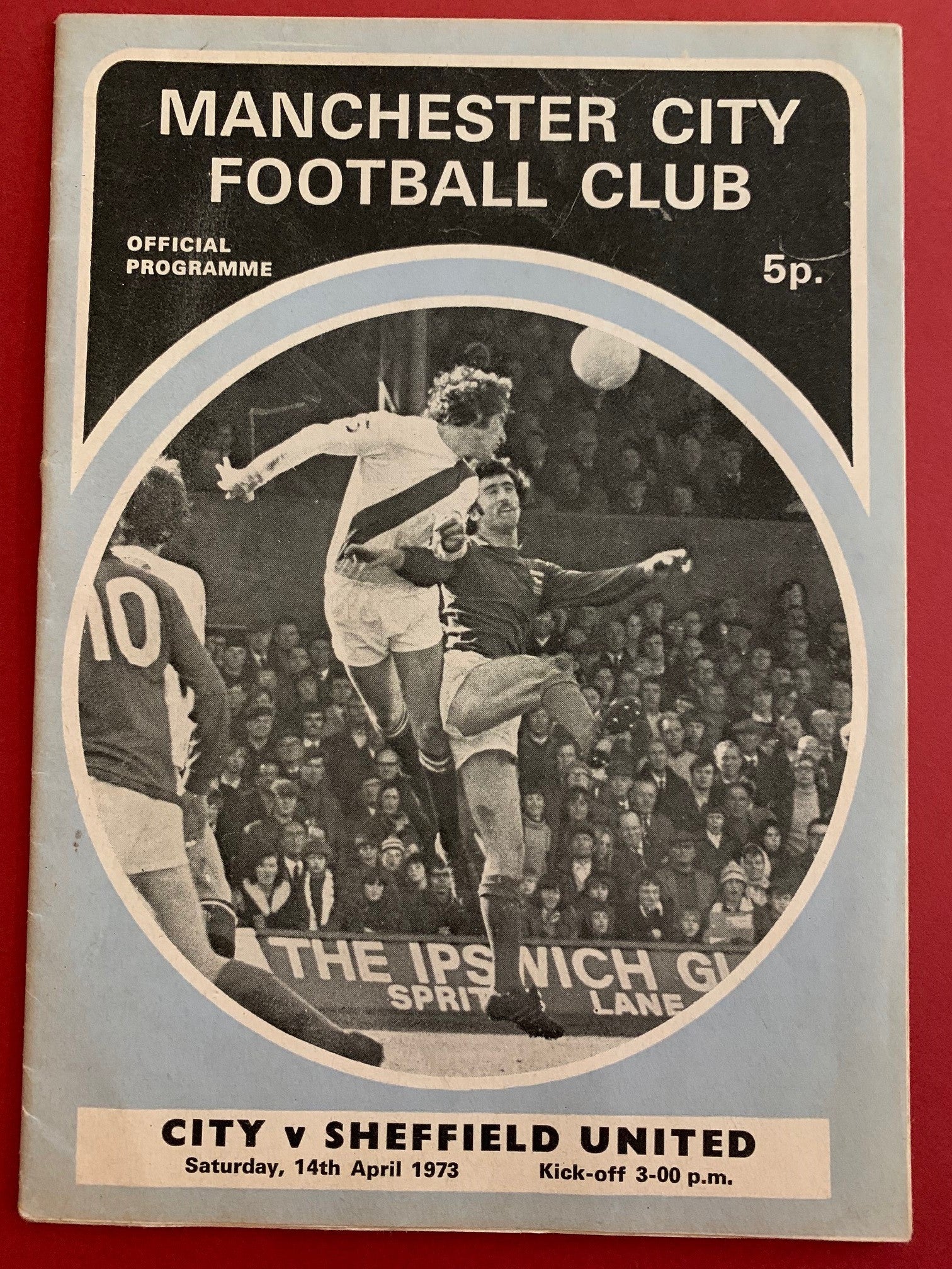 1973-14.04  - MANCHESTER CITY VS SHEFFIELD UNITED