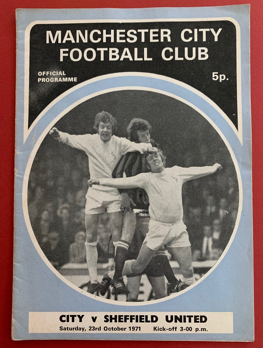 1971-23.10 - MANCHESTER CITY VS SHEFFIELD UNITED