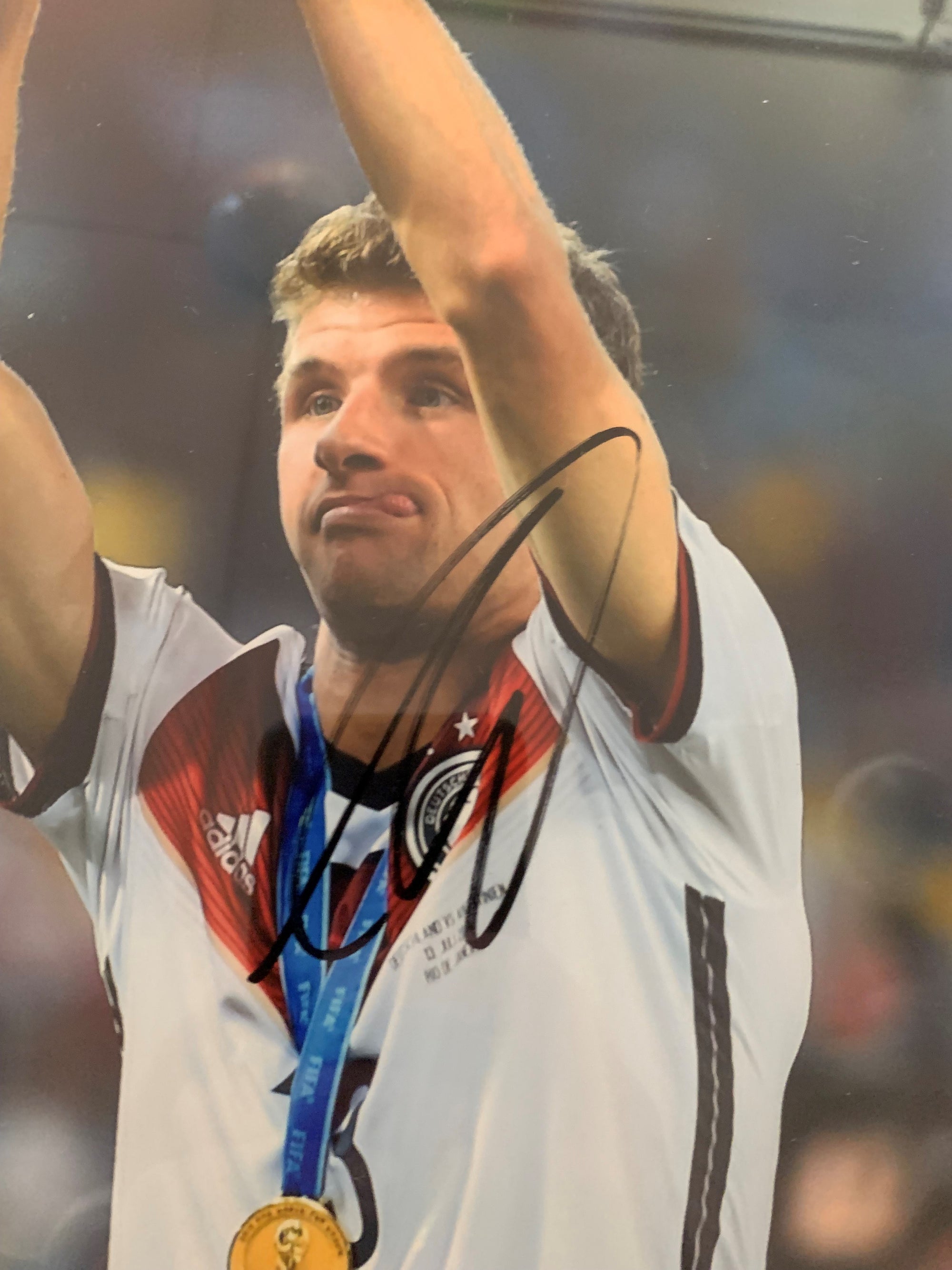 THOMAS MULLER - SIGNERT BILDE I ART-FRAME MED COA/EKTEHETSBEVIS