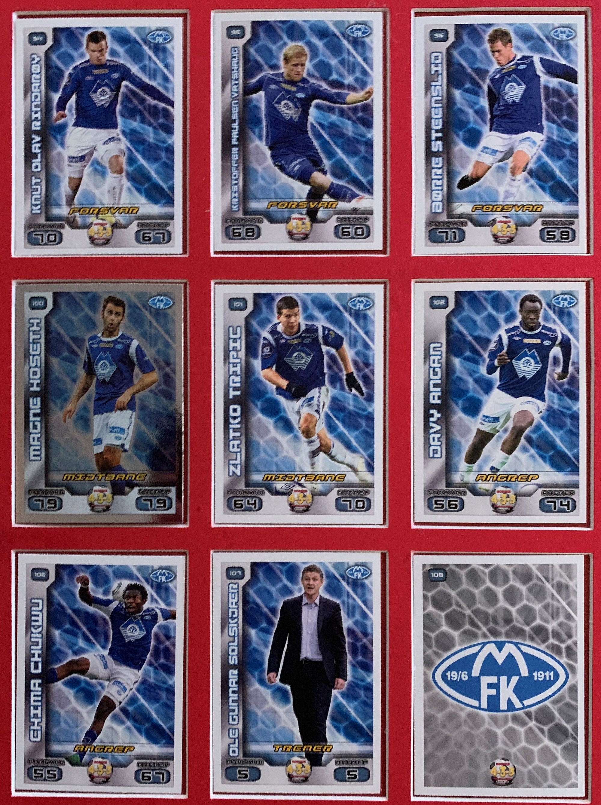 MOLDE FK - TIPPELIGAEN 2012 - KOMPLETT LAGSERIE