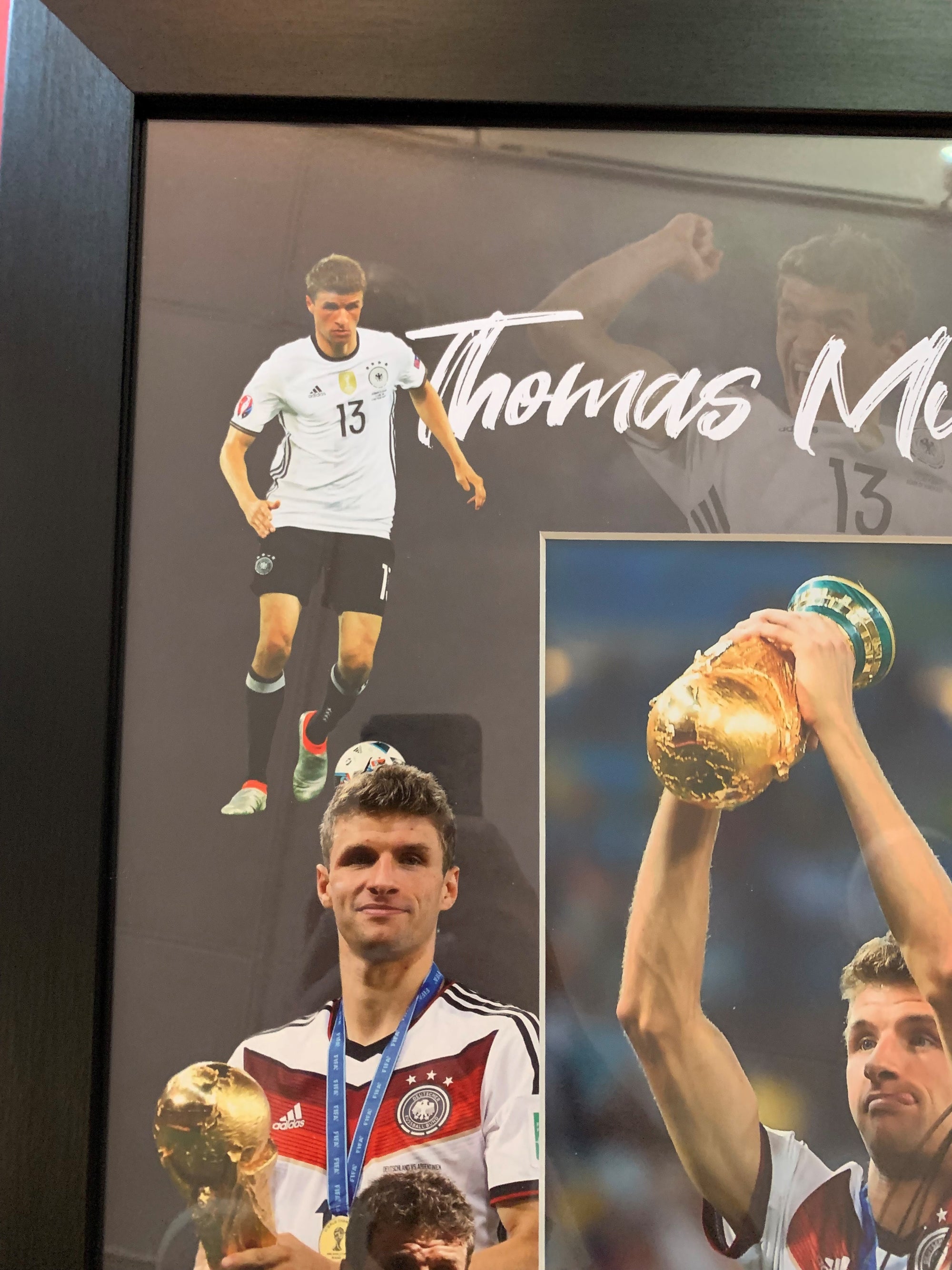 THOMAS MULLER - SIGNERT BILDE I ART-FRAME MED COA/EKTEHETSBEVIS