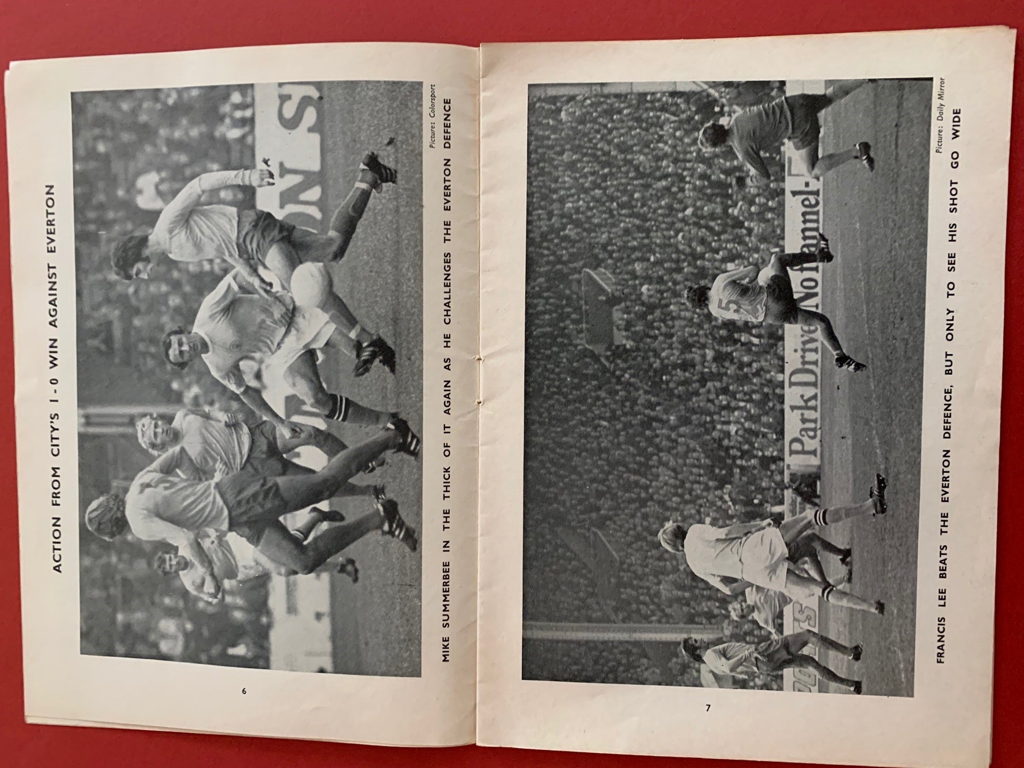 1971-23.10 - MANCHESTER CITY VS SHEFFIELD UNITED