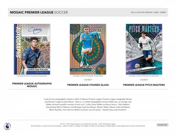 PANINI MOSAIC PREMIER LEAGUE 2021/22 - HOBBYBOX