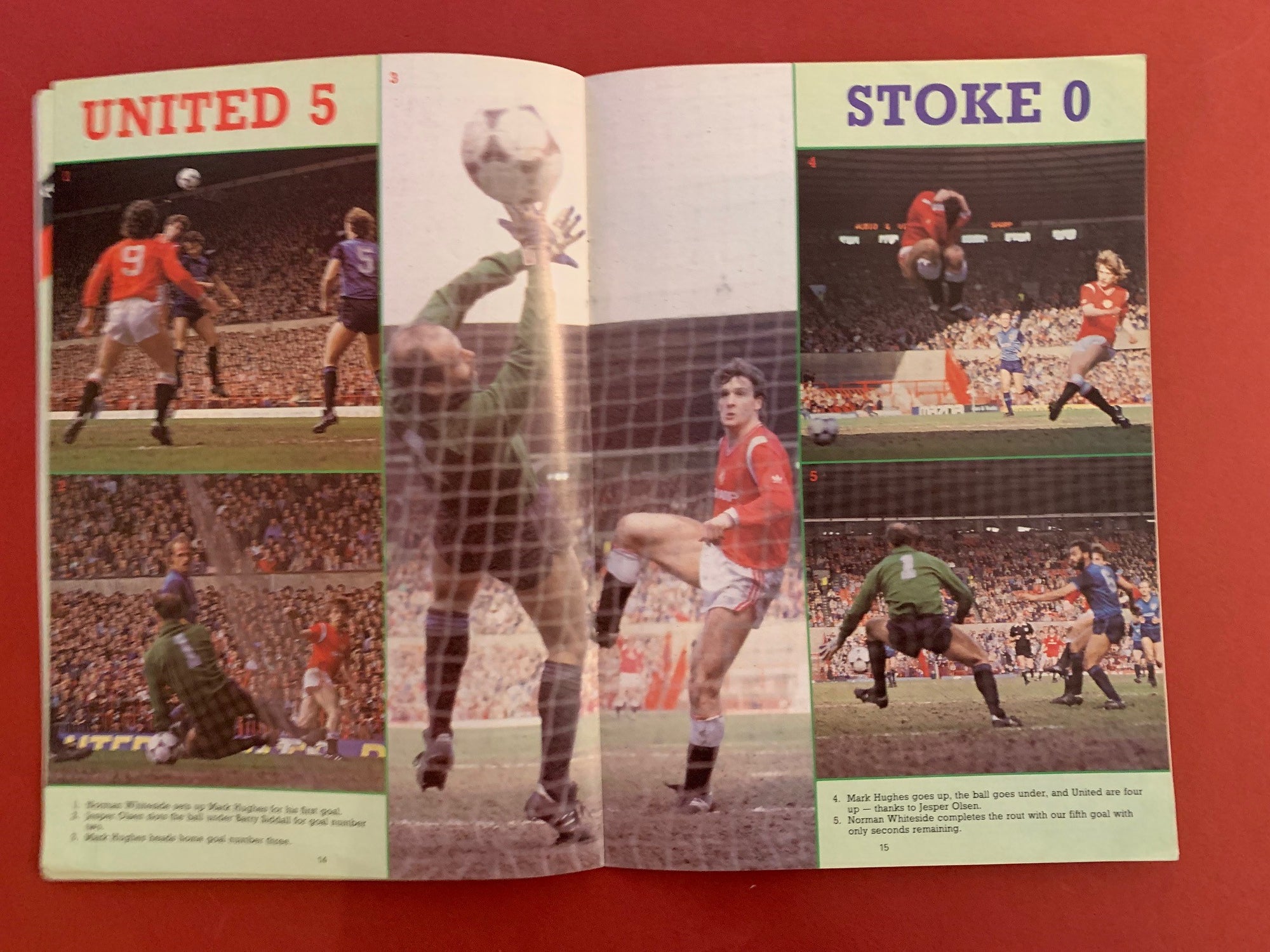 1985-24.4 - MANCHESTER UNITED VS SOUTHAMPTON