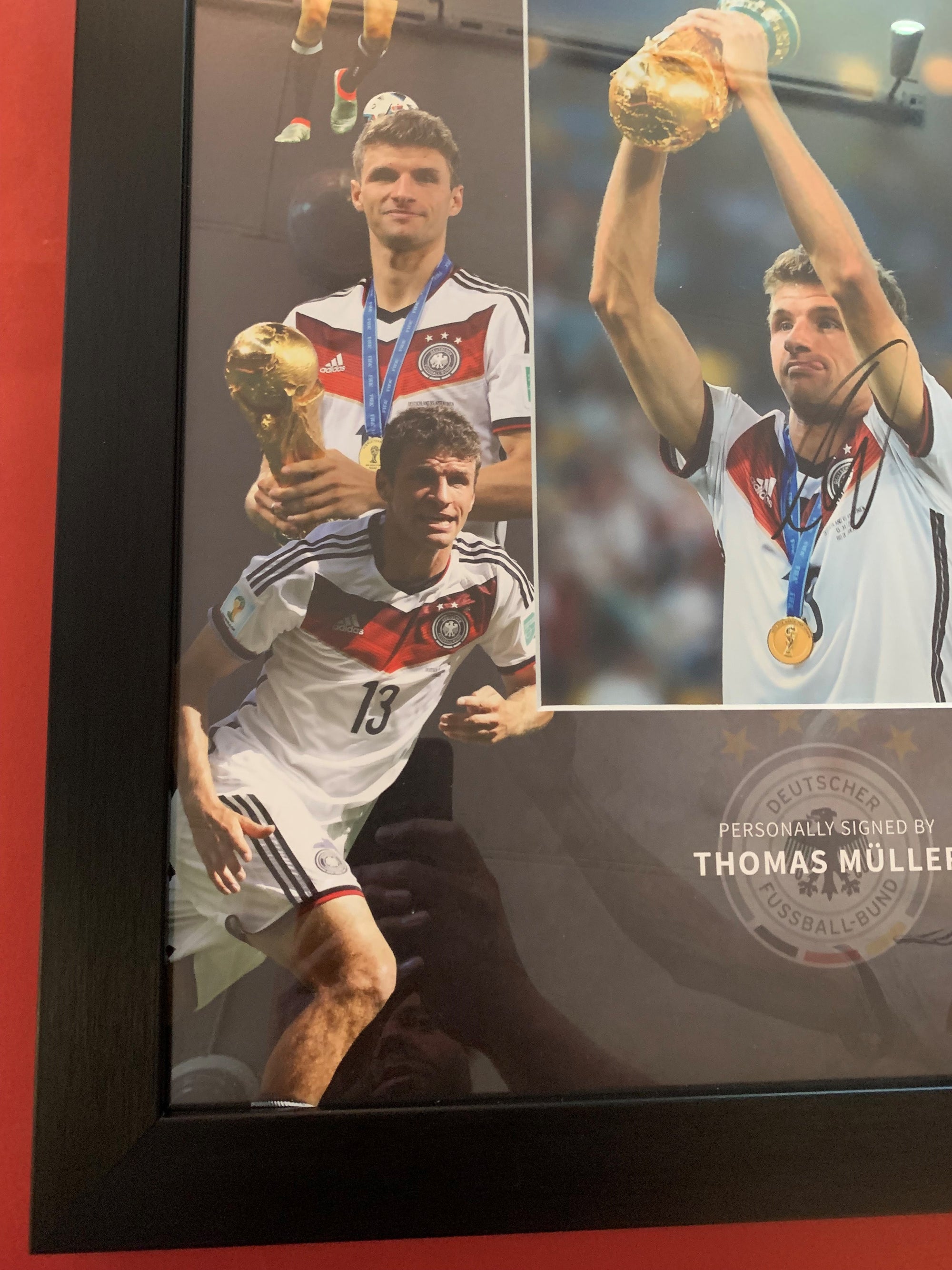 THOMAS MULLER - SIGNERT BILDE I ART-FRAME MED COA/EKTEHETSBEVIS