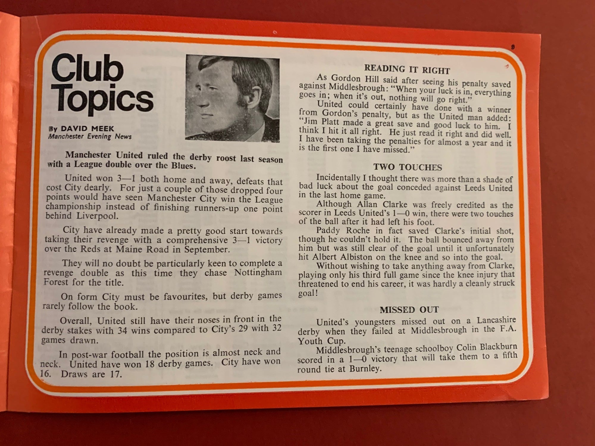 1978-15.3 - MANCHESTER UNITED VS MANCHESTER CITY