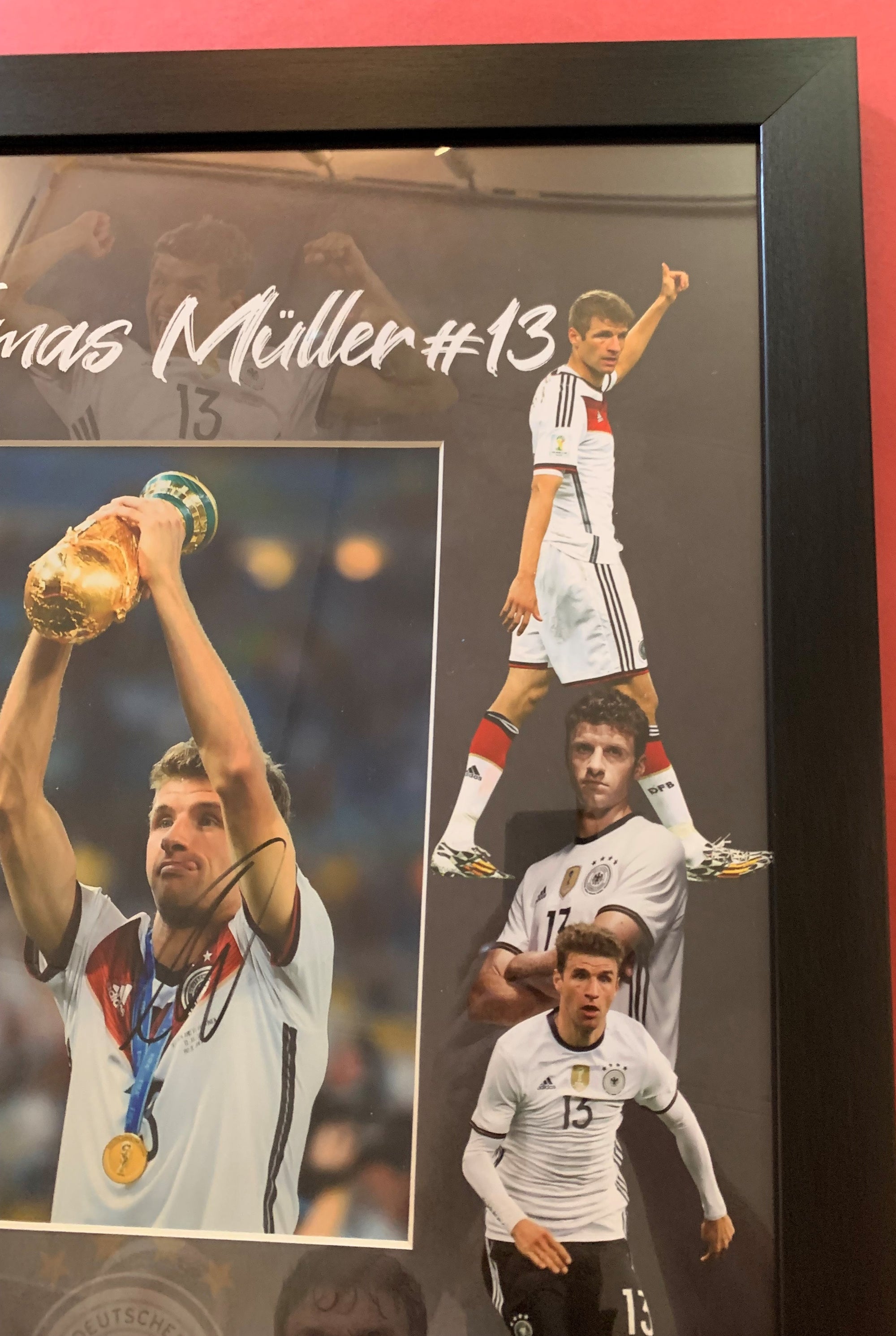 THOMAS MULLER - SIGNERT BILDE I ART-FRAME MED COA/EKTEHETSBEVIS