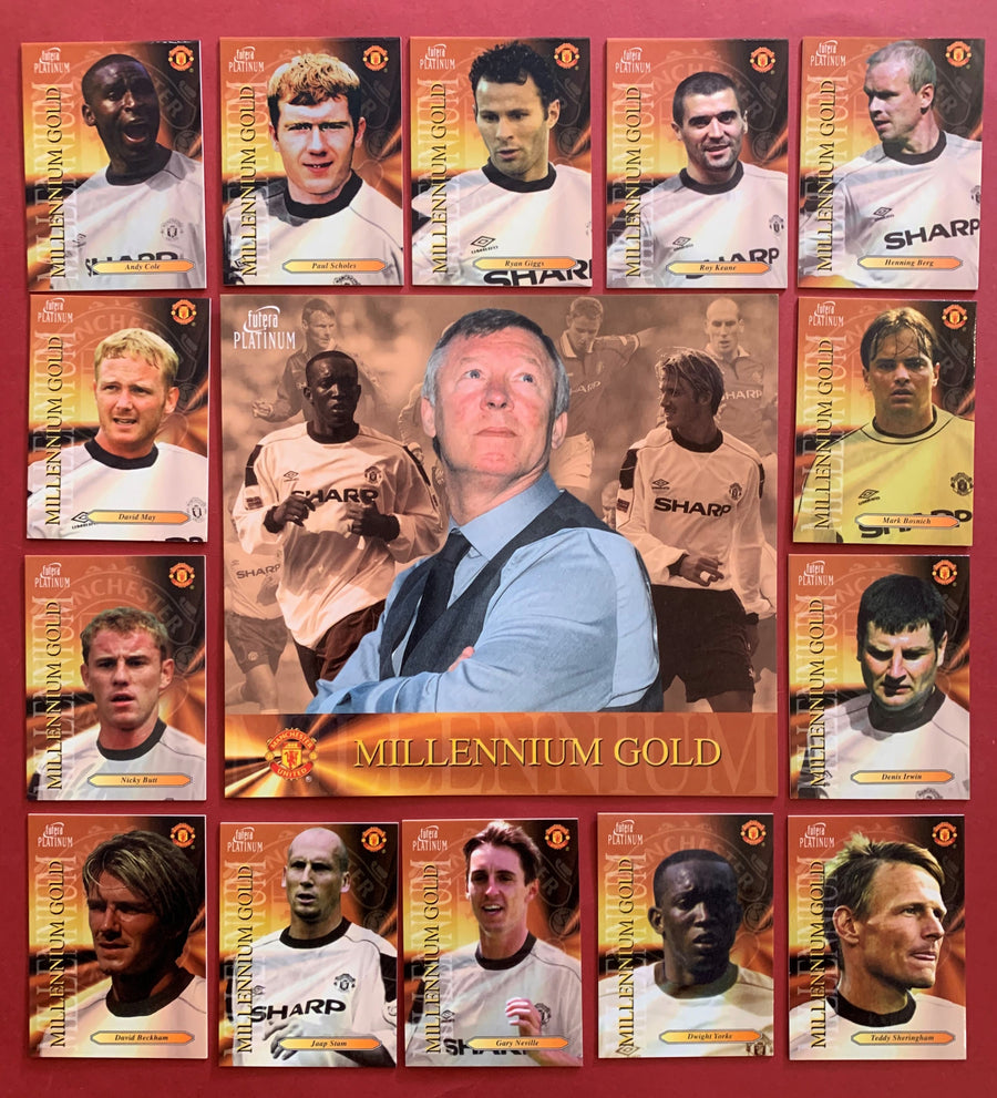 000. MANCHESTER UNITED - FUTERA PLATINUM 2000 - MILLENNIUM GOLD