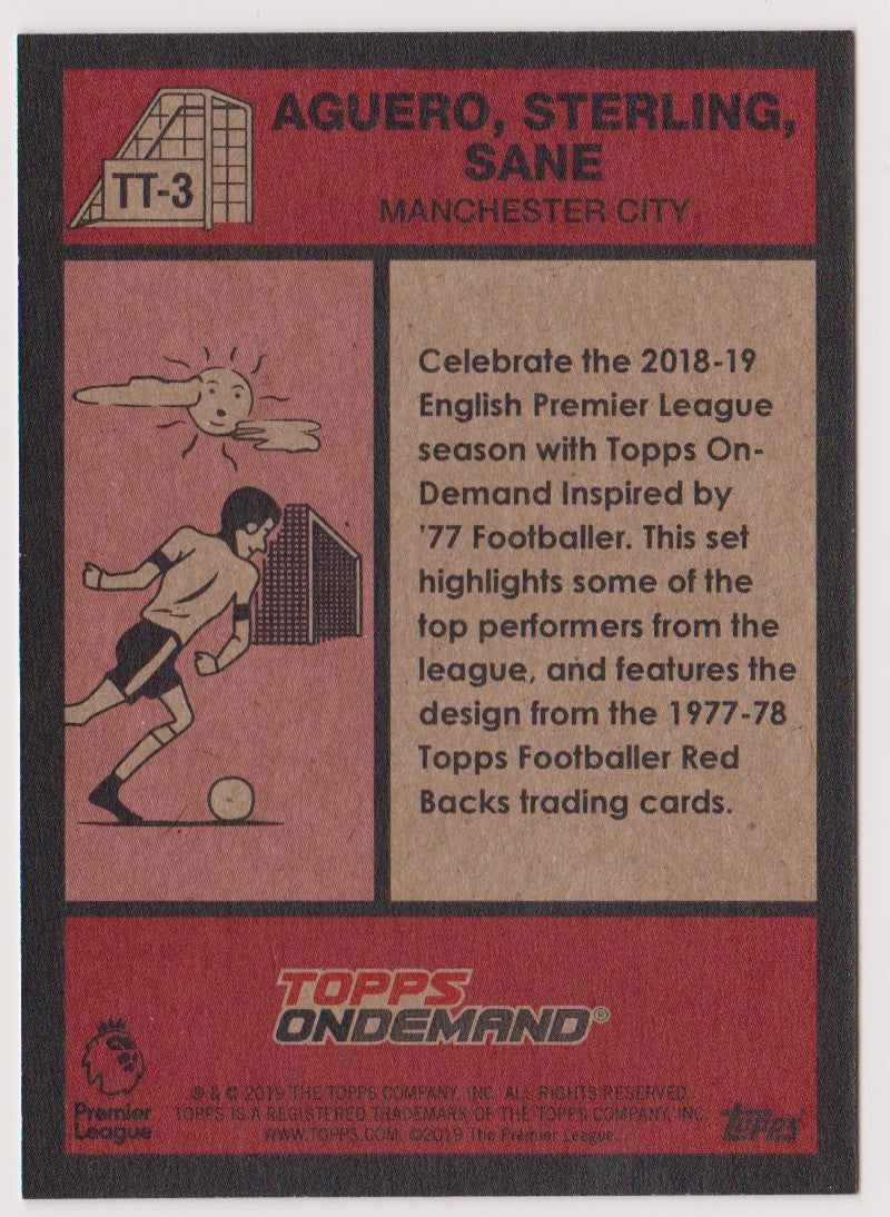 TT-003. AGUERO, STERLING, SANE - MANCHESTER CITY - TOP TRIOS